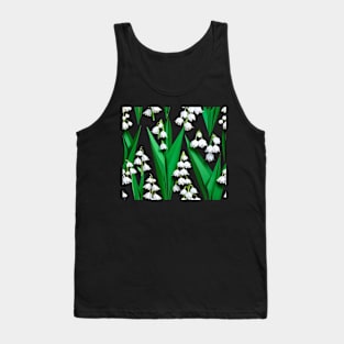 Origami Lily of the Valley - PanfurWare LLC Tank Top